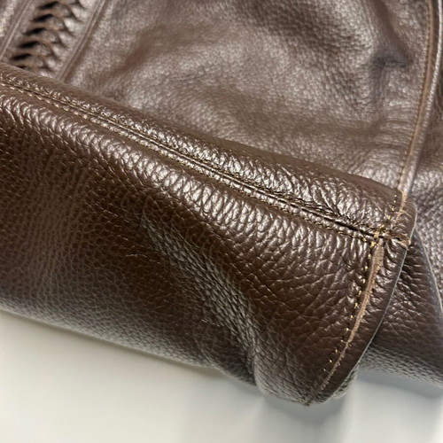 Park House Italian Job leather shoulder bag, brown