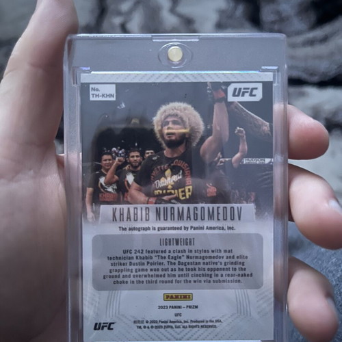 Khabib Nurmagomedov 2023 Prizm UFC card like new