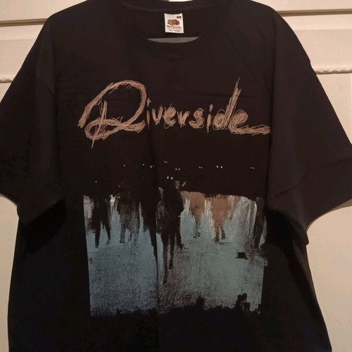 Riverside 2013 tour shirt new unworn, size XL, black Fruit of the Loom