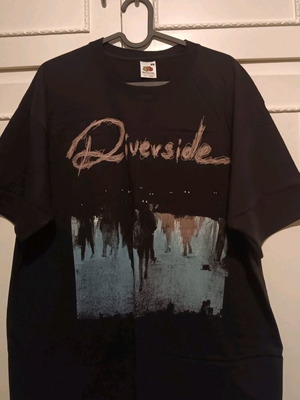 Riverside 2013 tour shirt new unworn, size XL, black Fruit of the Loom