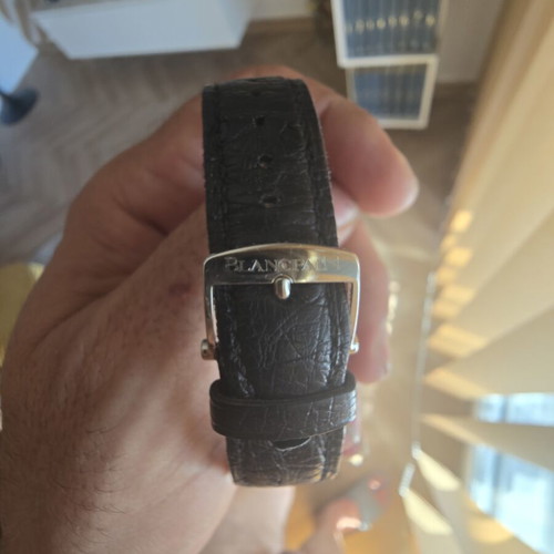 Blancpain wristwatch, men's, black