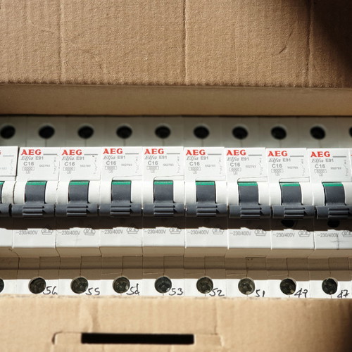 AEG Elfa E91 C16 electrical fuses new, pack of 11 pieces