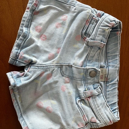 Set of 3 used shorts Zara and Benetton for 12-month-old girl