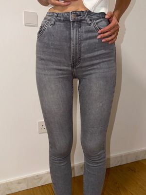 Skinny jeans grey ASOS like new, size S 36 8