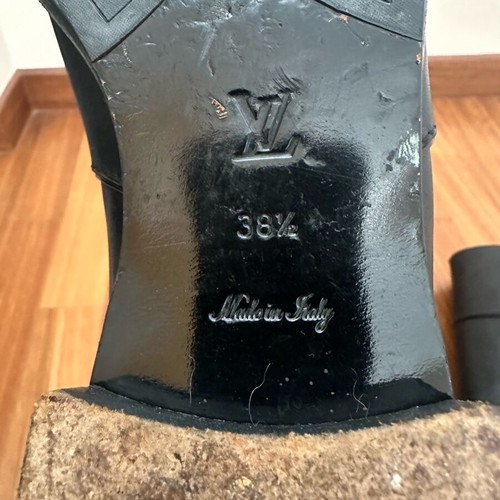 Louis Vuitton Heritage Line riding boots used, size 38.5, black
