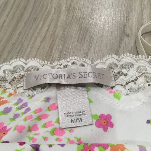 Victoria's Secret floral satin slip dress, size M