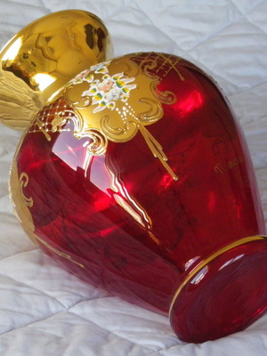 Κρυστάλλινο βάζο Murano μεγάλο, υπογεγραμμένο, σε εξαιρετική κατάσταση