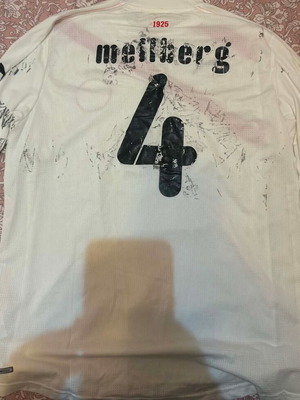 Olympiakos 2011-2012 Olof Mellberg long sleeve jersey used