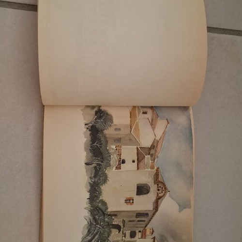 Carnet de Voyage book used, limited numbered edition 1954 by Jean-Charles Moreux