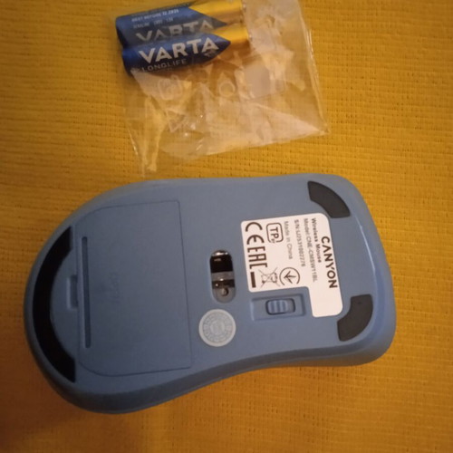 Canyon MW-11 wireless mouse blue with Pixart sensor