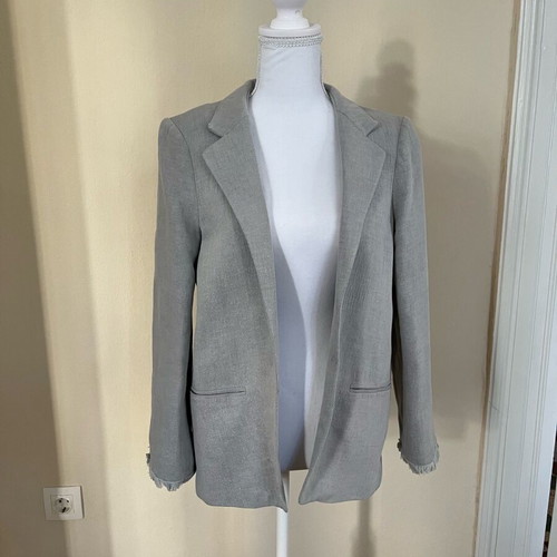 Zadig & Voltaire jacket used, gray and blue, size M
