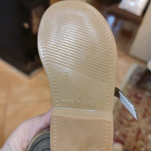 Anatomic sandals for girl new, gray and beige, size 23