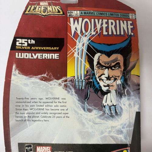 Marvel Legends Wolverine 25th Anniversary Silver Edition action figure new