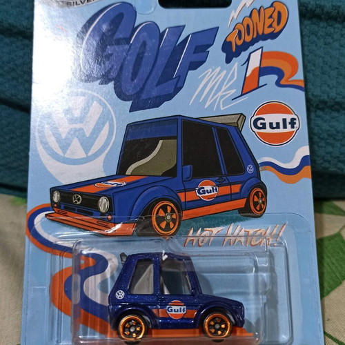Hot Wheels Silver Series GULF Tooned Volkswagen Golf MK1 new