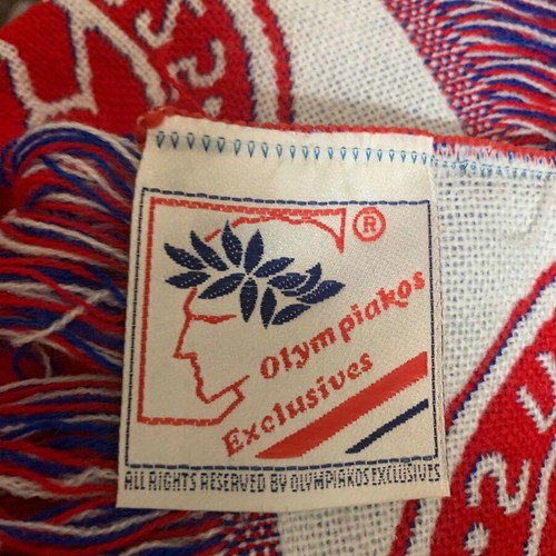 Olympiakos Boutique Scarf 1996-97 used, authentic