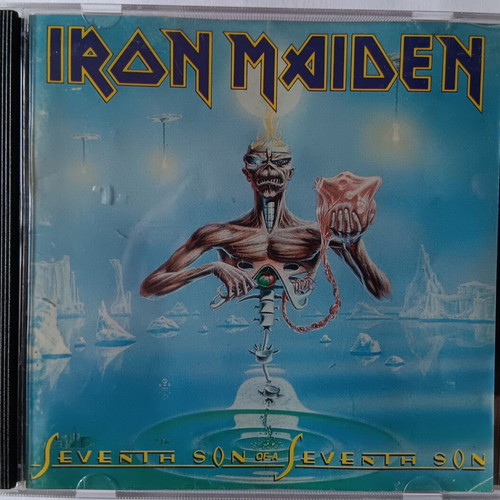 Iron Maiden Seventh Son of a Seventh Son CD used, 1988 metal album