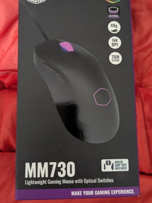 Cooler Master MM730 RGB gaming mouse 16000 DPI μαύρο καινούργιο
