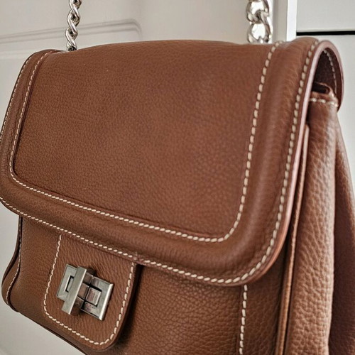 Buti leather shoulder bag like new, brown