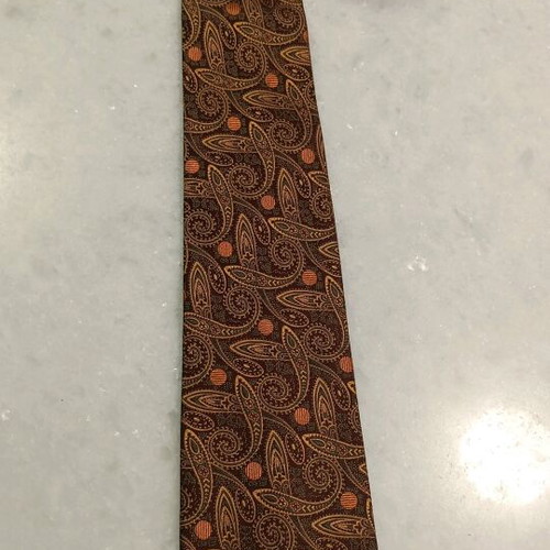 Mexx vintage tie like new, multicolored orange