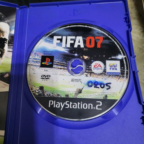FIFA 07 for PlayStation 2 used with scratches