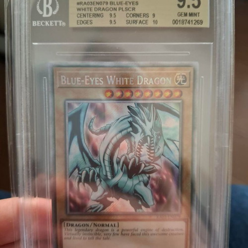Blue-Eyes White Dragon 2024 Quarter Century Bonanza 1st Edition new, Beckett 9.5 Gem Mint