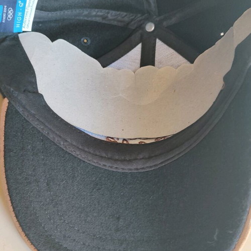 Athens 2004 Original Hat like new, brown suede fabric size XL