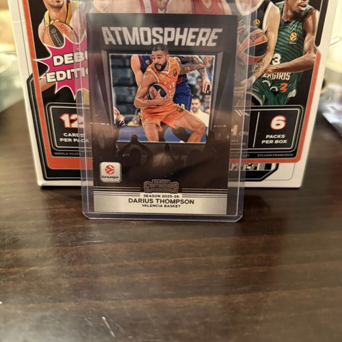 2025-26 Panini Contenders Euroleague Darius Thompson Atmosphere card new