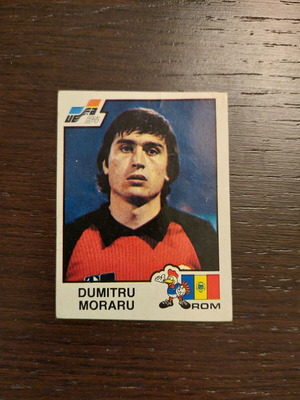 Panini Dumitru Moraru Euro 84 sticker like new, authentic