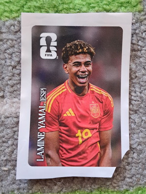 Coca-Cola World Cup 2026 Lamine Yamal sticker new