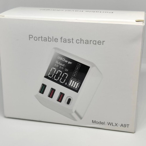 Portable USB Fast Charger 40W with Multiple Ports