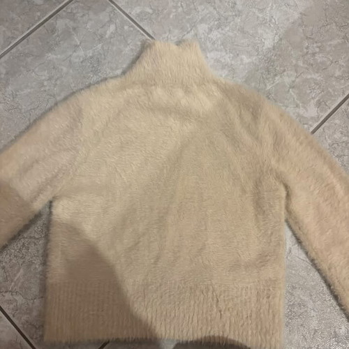 Bershka pullover used, beige, size S