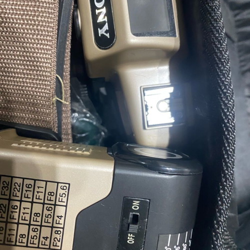 Sony cameras new, two pieces with accessories
