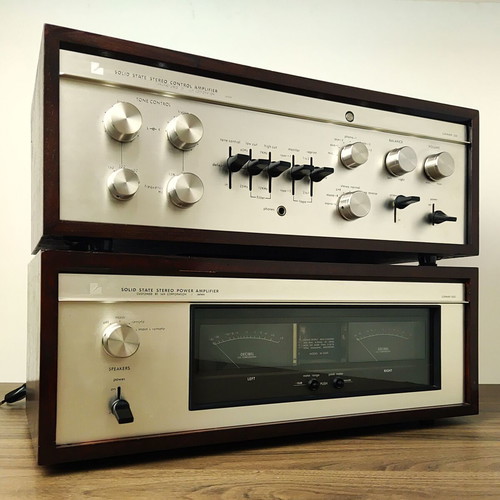 Luxman CL-350 & M-1600 vintage high-end preamplifier and power amplifier set used