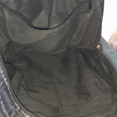 Backpack with multiple compartments, like new, black