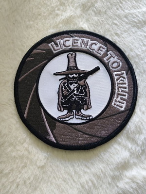 Rare Embroidered Patch Licence to Kill F-4 Phantom II New