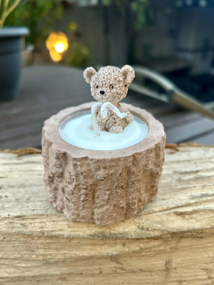 Χειροποίητο γύψινο κερί Little Bear σαν καινούργιο