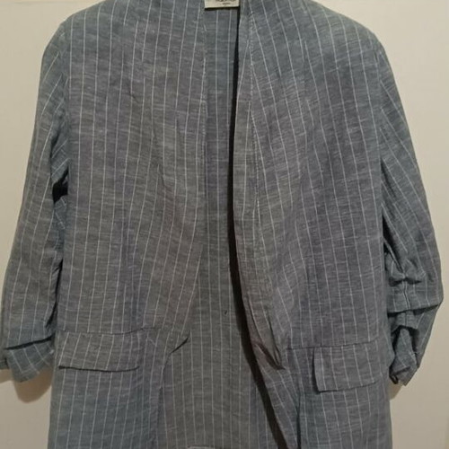 Piazza Italia Linen Jacket like new, size M, blue