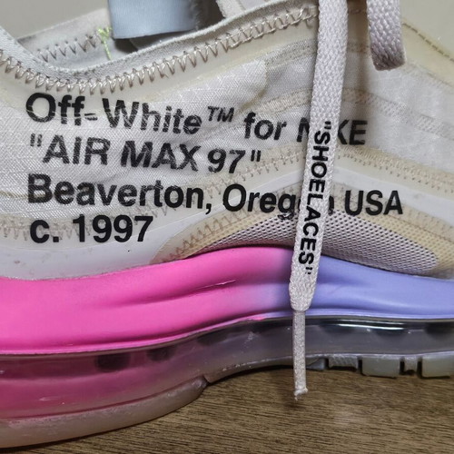Nike Serena Williams x Off-White x Air Max 97 OG Queen sneakers like new, women's multicolor