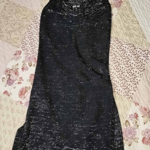 BSB lamé dress like new, evening with side slit