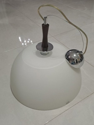 Glass opal lamp in like new condition