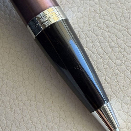 Parker Stylograph Ballpoint Pen like new, burgundy metallic