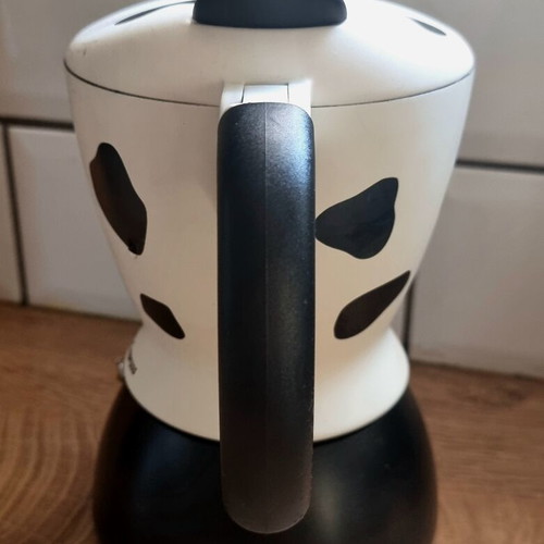 Bialetti Mukka Express espresso coffee maker, 2 cups, cow pattern