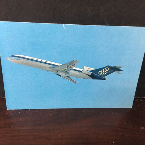 Collectible card Olympic Boeing 727-200 used