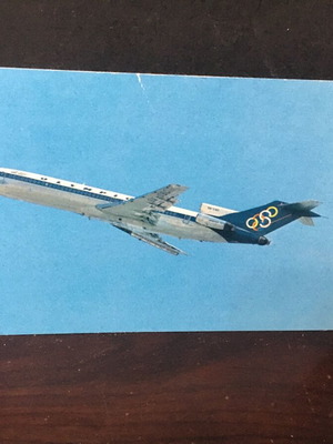 Collectible card Olympic Boeing 727-200 used