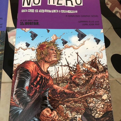 No Hero set of 6 comics 1,3-7 new, Warren Ellis, Juan Jose Ryp