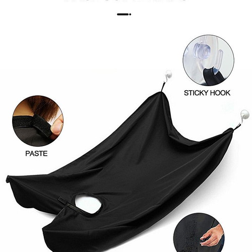 Haircut Cape Black Polyester New