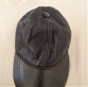 Δερμάτινο τζόκευ καπέλο