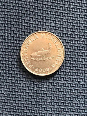 2 Dinars North Macedonia 2008 like new, available with different years