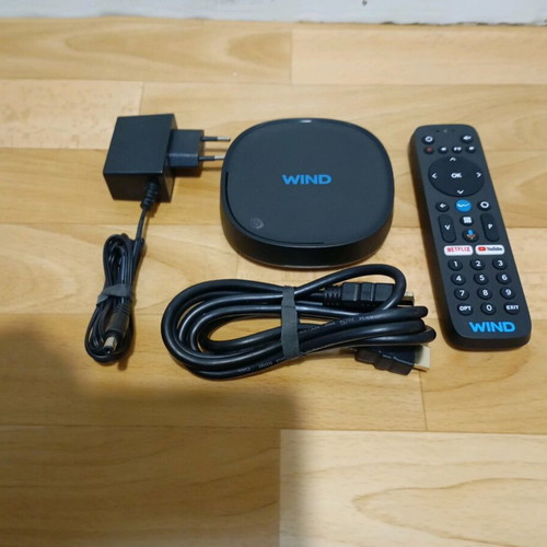 Wind Android TV box used, in good condition