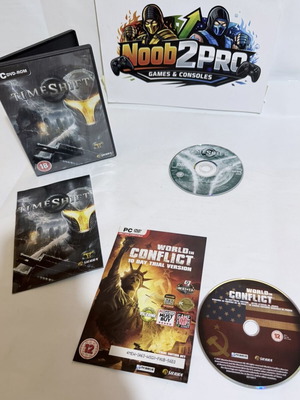 TimeShift PC DVD used adventure game with bonus disc